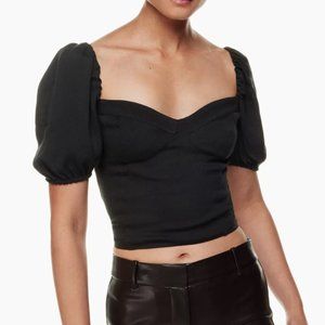 Aritzia Novella Shortsleeve Blouse